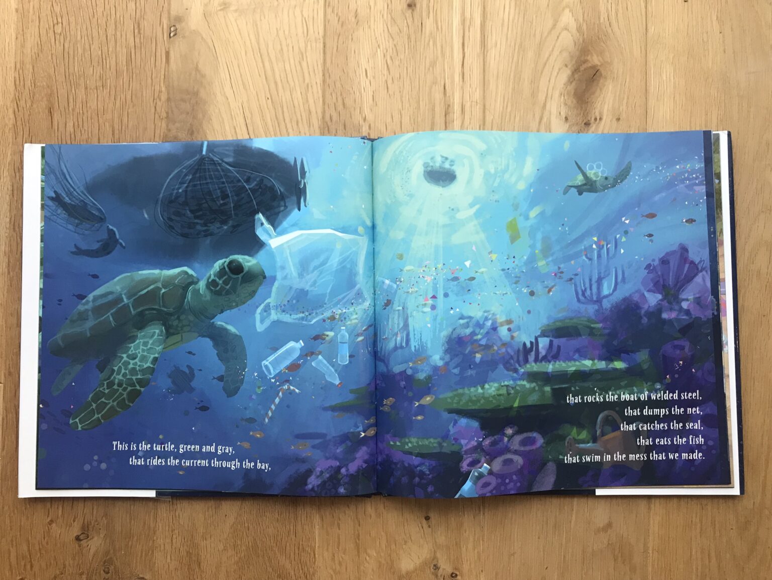 ＜英語の絵本＞The Mess That We Made 環境問題x美しい絵と軽快なライミング